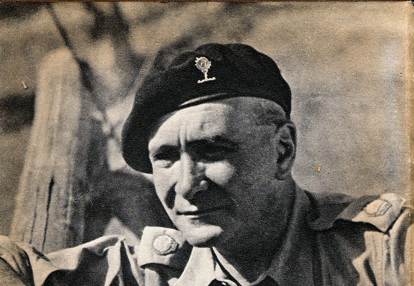 Black and white picture of Lt. Col. Vladimir Peniakoff, DSO MC FRGS